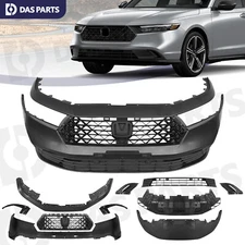 For Honda Accord Sedan 2023-2024 Front Bumper Cover Grille Fog Light Lip Bracket