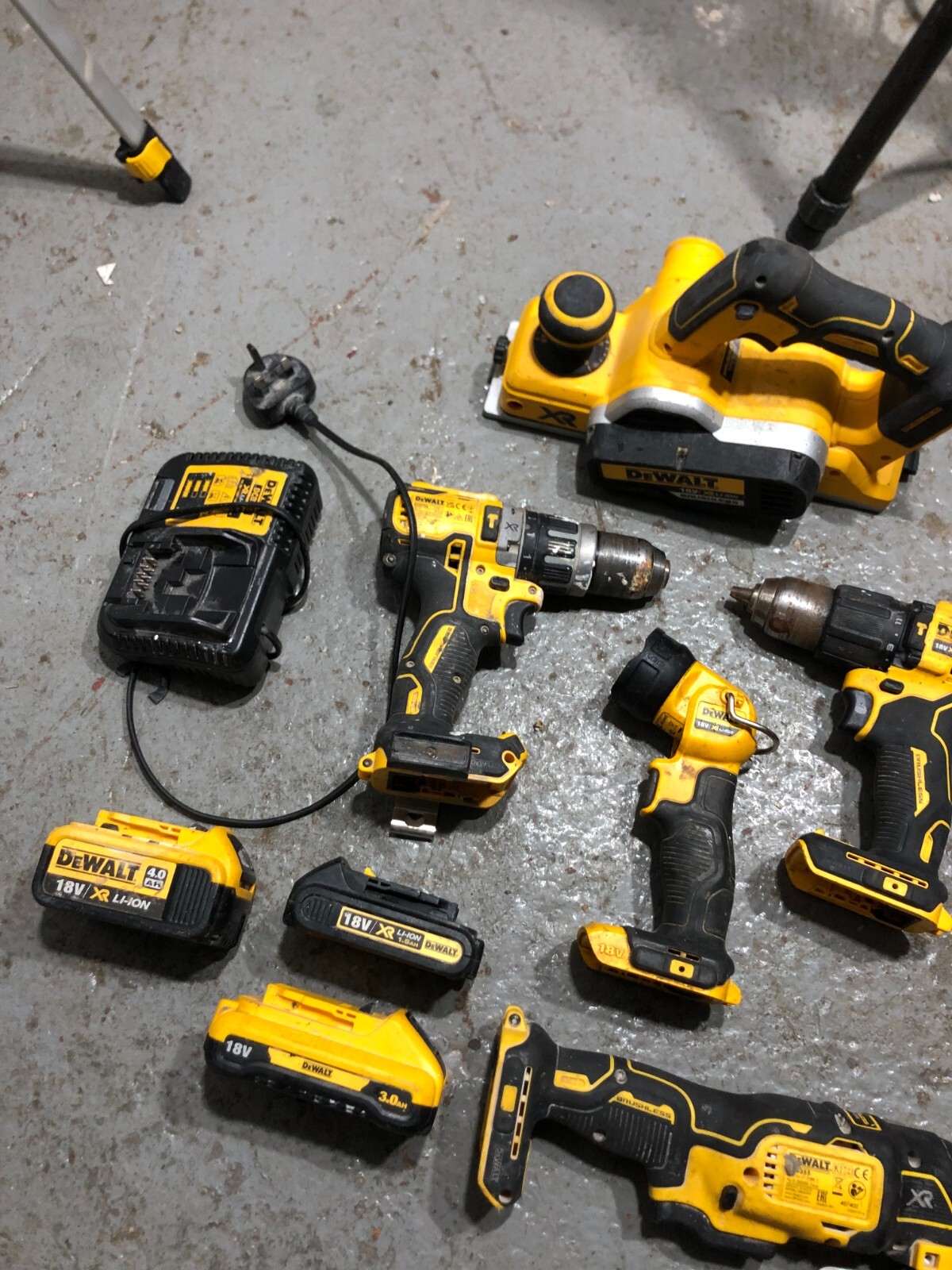 DEWALT 18 VOLT CORDLESS COMBI DRILL, IMPACT DRIVER , jigsaw , PLANER eBay