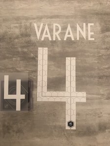 Détails Sur Flocage équipe De France Varane 4 Domicile Livraison Rapide Name Set
