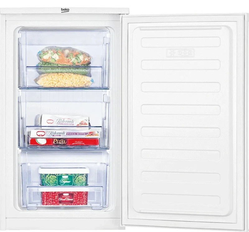 Congelatore Freezer Verticale BEKO FS166020 a Cassetti Classe E 65 Litri Bianco, fotografia 7 di 11