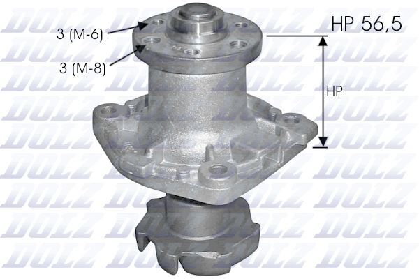 Pompe à eau Fiat Duna 1.1 haut de gamme avec turbine anti-cavitation
