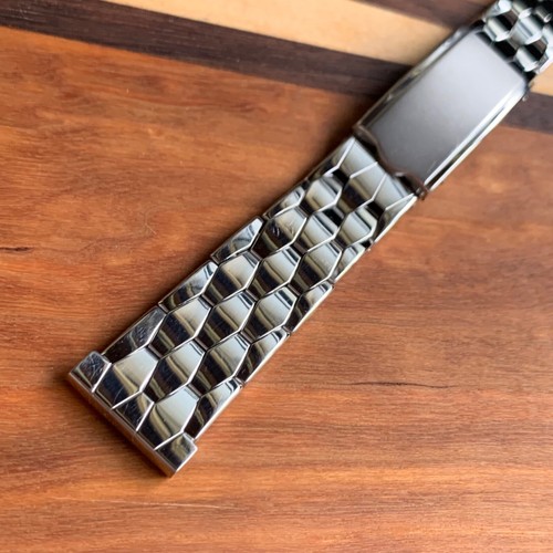 NOS Kreisler Coffin Link Bracelet Band 19mm Stainless Steel for Wristwatch - Picture 4 of 16