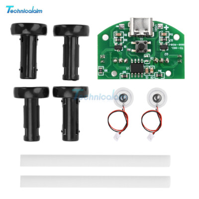 Type-C Colorful 2 Channels Ultrasonic Mist Maker Atomizing Humidifier Module DIY