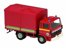 RENAULT BÂCHÉ TARPAULIN 1982 - 1:60 FRENCH FIREFIGHTER SOLIDO DIECAST MODEL CAR