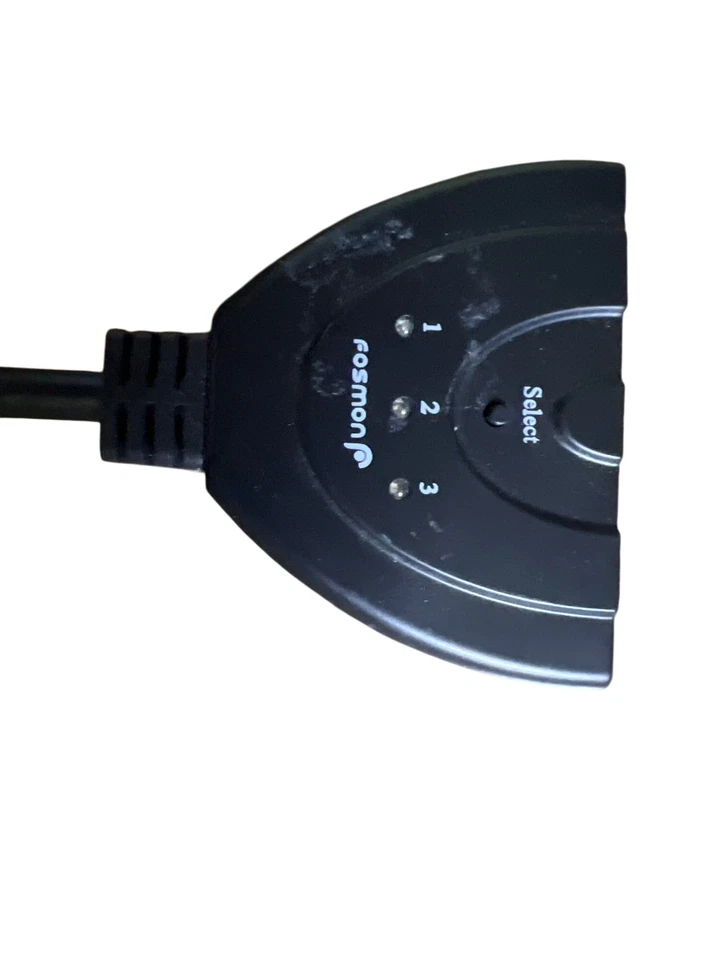 RCA 3-Port HDMI Switch With Cable Black For Home & Office Use - Image 2 of 4