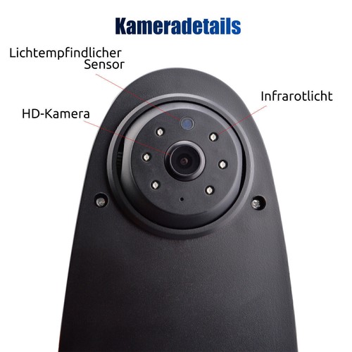 IP68 170° Rückfahrkamera Mit 7Zoll Monitor Für Mercedes Sprinter VW W906 Crafter - Bild 9 von 12