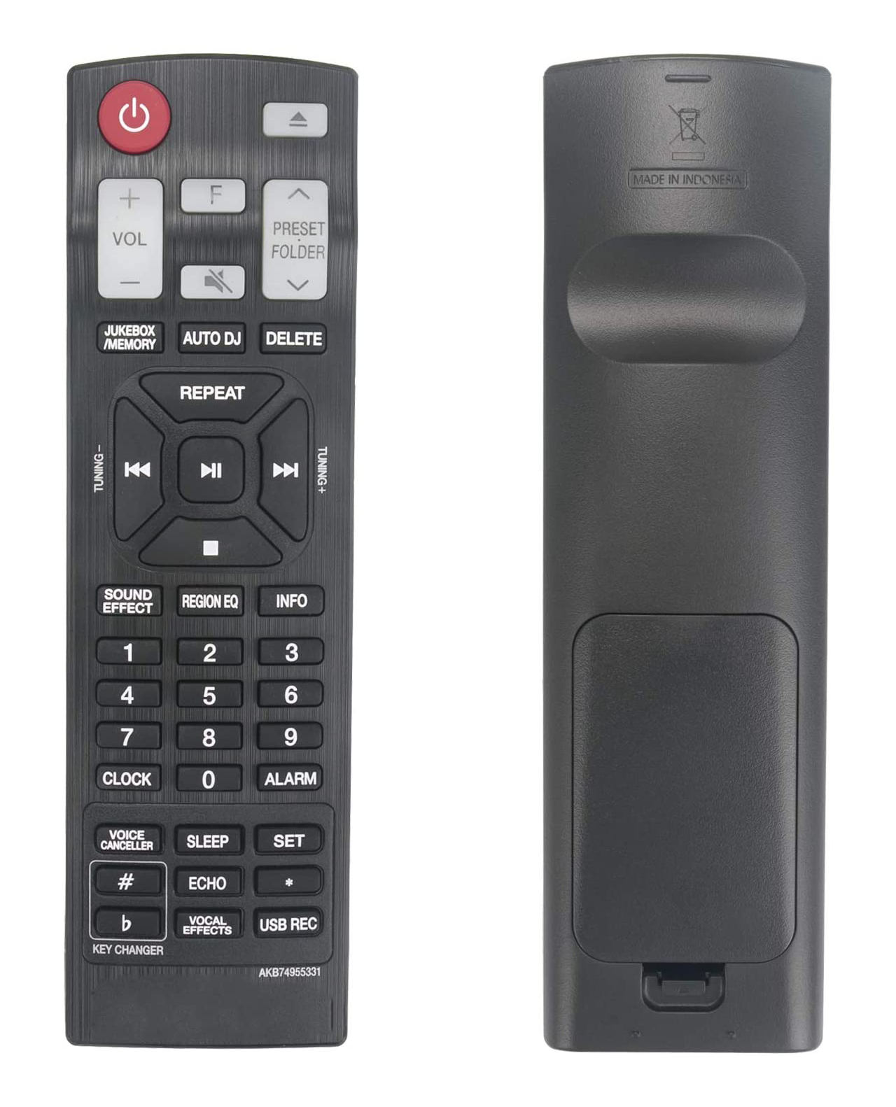 Replace Remote Control AKB74955331 fit for LG Mini Hi-Fi System CJ98 CJS98F OJ98