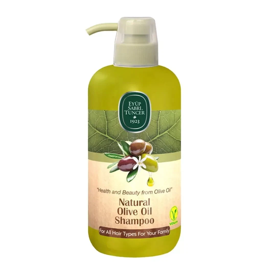 Olive oil shampoo Natural shampoo with olive oil, 600 ml, Eyup Sabri Tuncer USA