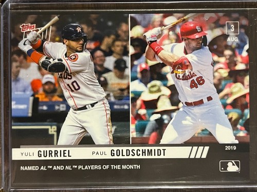 2019 Topps Now 622 Yuli Gurriel / Paul Goldschmidt