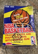 1988 Fleer NBA Basketball Wax Box BBCE Authenticated and Sealed 
