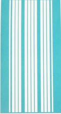 NEW TOMMY HILFIGER 100% COTTON SKY BLUE+WHITE STRIPES BATH,BEACH TOWEL-36" X 68"