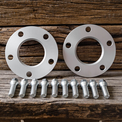 10mm 2x5mm Spurverbreiterung für BMW 5x120 + Schrauben 72,6 Spurplatte SCC