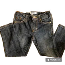 DKNY girl's blue skinny jeans Adjustable Waist Snap Closure 3T