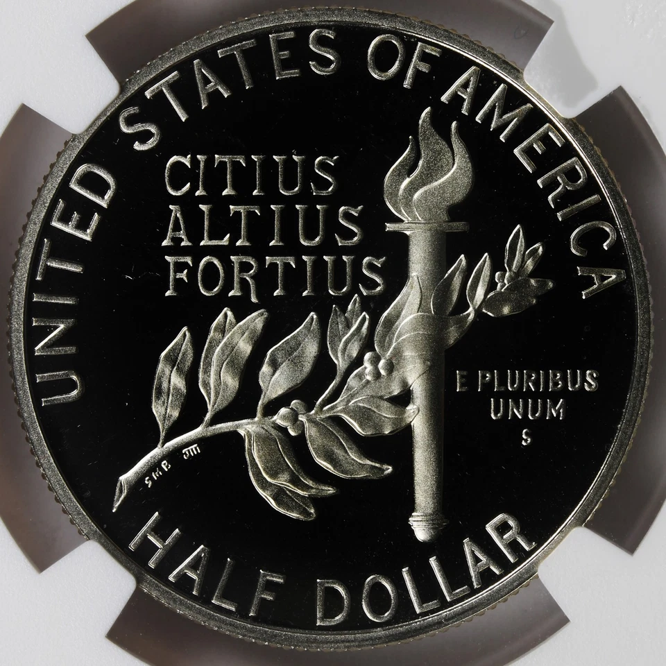 1992-S 50c Olympics Commemorative Half Dollar NGC PF69UCAM - Image 4 of 4