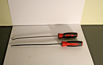 Snap-on Pick Set, LONG SGL3ASH90C AND SGL3ASHC RED SOFT HANDLES (READ DESC).