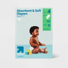 Disposable Diapers - Size 4 - 132ct - up up