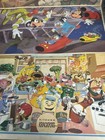 Vintage 80s Walt Disney World Placemats with Park Map Laminated Set of 3 Vibrant — photo 3