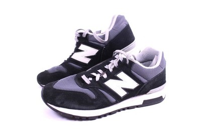 NEW BALANCE 565 Low Top Sneaker Sportschuhe Größe 44,5 Wildleder Schwarz