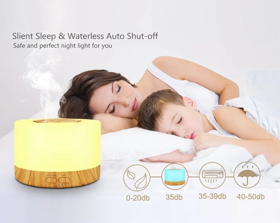 HUMIDIFICADOR DE AROMA CON ALTAVOZ BLUETOOTH Y CAMBIADOR DE COLOR DE 7 ESTADOS DE ÁNIMO PARA ECOQUEST Foto 4 de 4