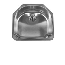 Miseno MSS2421C 23-1/4" Undermount Single Basin Stainless Steel - Stainless