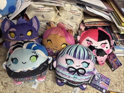 Monster High Cuutopia Plush Complete 5 Pack SMALL BUSINESS CAT LADY      