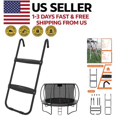 Universal Trampoline Ladder 2 Steps - Easy Install, Maximum Safety for Kids