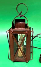 Small Red Milk House Electric Lantern - Lamp