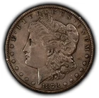 1878-CC $1 Morgan Silver Dollar - Key Date Carson City - AU - SKU-B5310