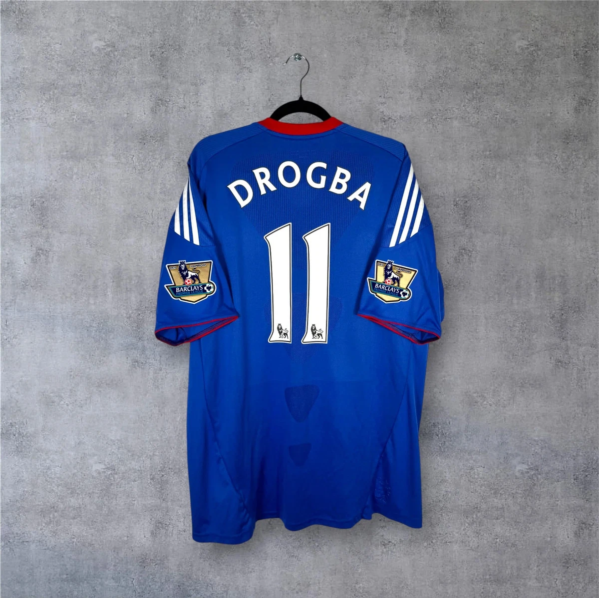 Maillot Chelsea FC Domicile 2010-2011 – N°9 BEYER, Taille XL, Adidas, Occasion