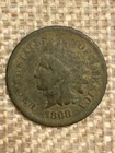 1868 Indian Head Cent Penny - Filler Coin with Readable Date