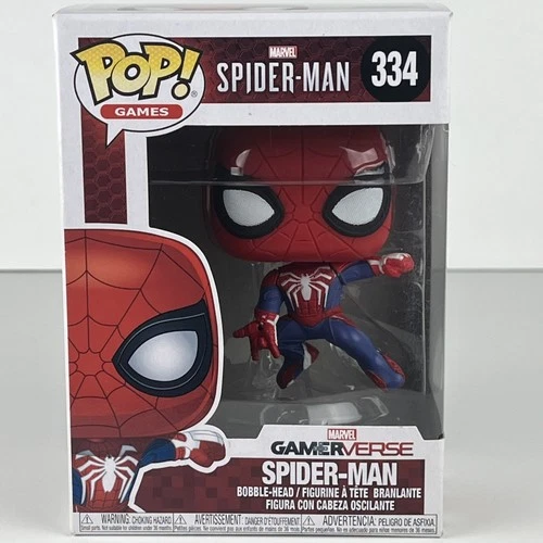 Funko Pop! Games SPIDER-MAN #334 Vinyl Bobble-Head Marvel GAMERVERSE