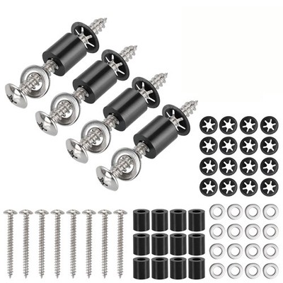 43 Set 172 PCS Pegboard Mounting Hardware Kit Fits 1/8 & 1/4 Inch Wall Board
