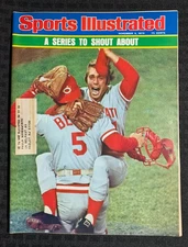 November 3, 1975 Johnny Bench Cincinnati Reds World Series Sports Illustrated