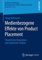 Peggy Rathmann | Medienbezogene Effekte Von Product Placement | Taschenbuch