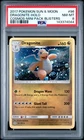 2017 POKEMON SUN & MOON COSMOS-MINI PACK BLISTERS #96 DRAGONITE-HOLO PSA 8