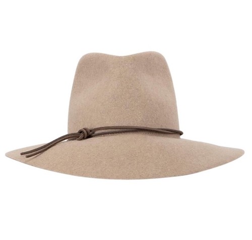 Isabel Marant Women's Brown Wool Felted Kinly Fedora Hat