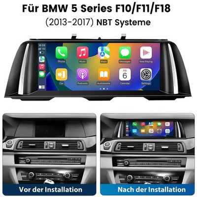 Wireless Carplay NBT Linux Autoradio GPS Navi Für BMW 5er F10 F11 F18 2013-2017