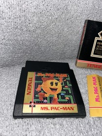  NES Ms. Pac-Man w/ Box, Manual & Sleeve - Nintendo game