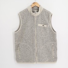 The North Face Gordon Lyons Vest Men's XL Gray Sand Full Zip Outdoor Winter