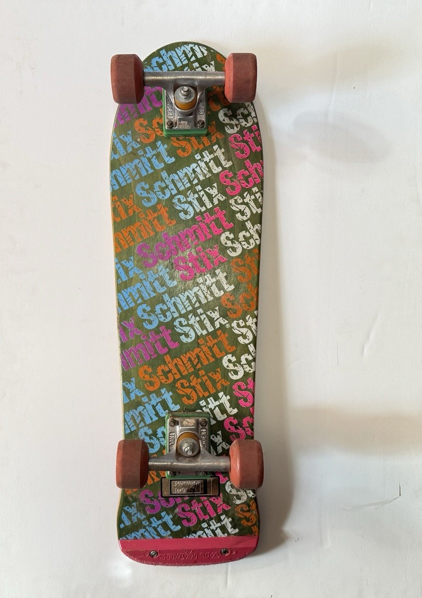 Vtg 80s Schmitt Stix Twig Complete Skateboard OG Independent Stage