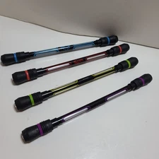 4-Pc. Relaxing Finger Spinner Writing Pens with Non-Slip Grip, and Black Ink.