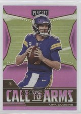 2021 Panini Playoff Call to Arms Pink Prizm Kirk Cousins #CA-KCO 0i1i