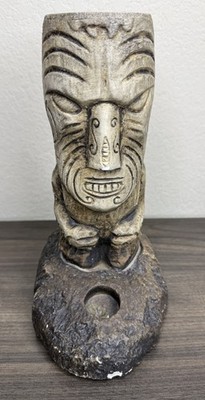 Tiki Diablo 10  Planter Succulent Home Depot Maori God Polynesian Garden Decor