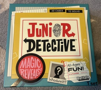 Buffalo Games Junior Detective Board Game BNIB! 