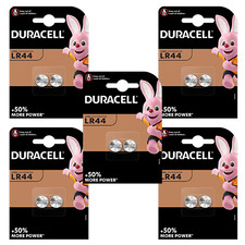 10x Duracell LR44 1.5V Alkaline Cell Battery A76 AG13 SR44 GPA76 Longest Expiry