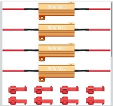8Pcs 50W 6ohm Load Resistors Fix LED Bulb Fas...