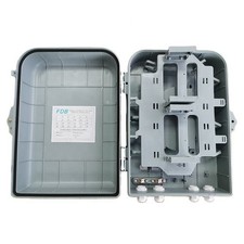 Caja de distribución de fibra óptica para exteriores de 32/48 núcleos pies con bandeja de empalme divisor