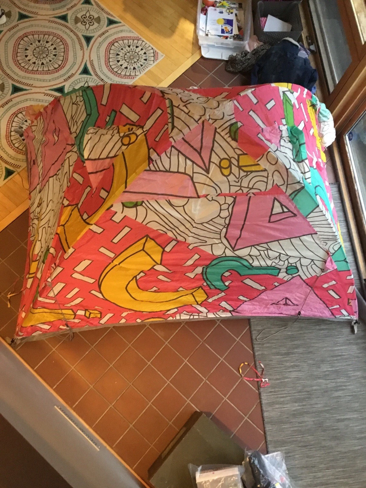 IKEA Spridd Tent Pop Art by Designer Kit Neale Music Festivals/Camping Free Ship