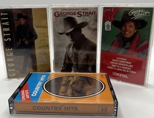 George Strait Cassette Tape Lot of 3 Country Music Lot  1 Country Hits Bonus