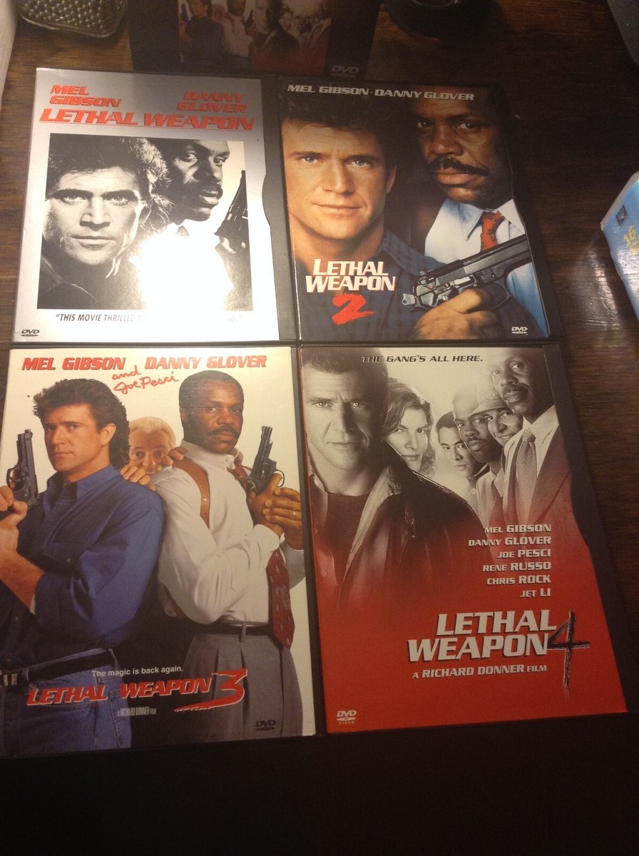 LETHAL WEAPON 1〜4 LETHAL WEAPON 1-4 Four Movie Collection Blu-Ray Set BRAND